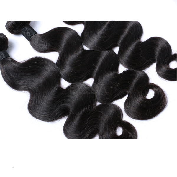 Hot sale 4x4 lace closure with virgin unprocessed human hair bundles WJ026